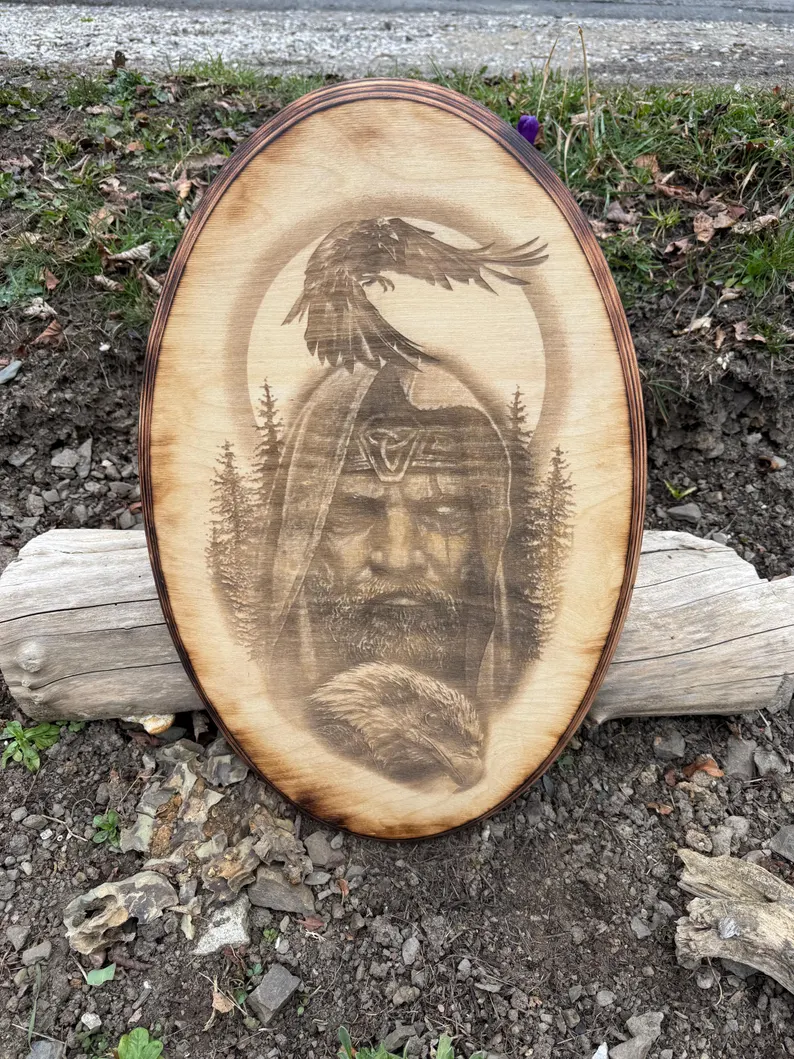 Nordisches Odin-Wandbild